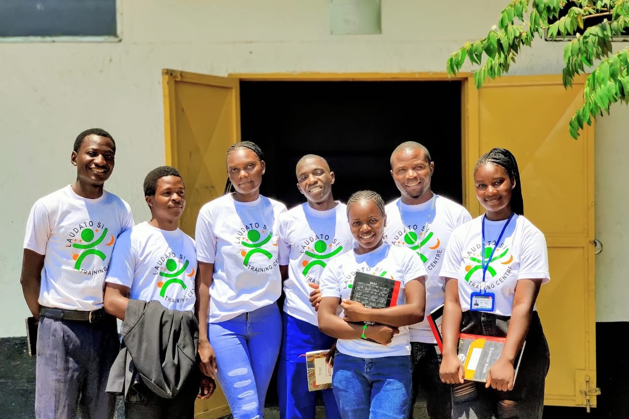 Lush green maize fields at Laudato Sí Training Centre